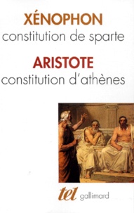  Aristote et  Xénophon - Constitution de Sparte.
