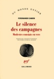 Ferdinando Camon - Le silence des campagnes - Modestes constats en vers.