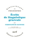 Ferdinand de Saussure - Ecrits De Linguistique Generale.