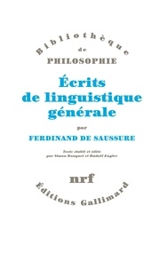 Ferdinand de Saussure - Ecrits De Linguistique Generale.
