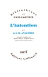 G-E-M Anscombe - L'intention.
