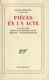 Jules Romains - La Scintillante. Amedee. Pieces En Un Acte.