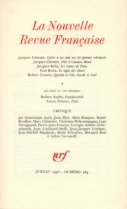  Gallimard - La Nouvelle Revue Française N° 283 juillet 1976 : .