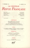  Gallimard - La Nouvelle Revue Française N° 168 décembre 1966 : .
