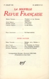 Gallimard - La Nouvelle Revue Française N° 211 juillet 1970 : .