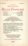  Gallimard - La Nouvelle Revue Française N° 15, mars 1954 : .