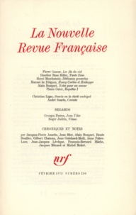  Gallimard - La Nouvelle Revue Française N° 230 février 1972 : .