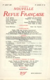  Gallimard - La Nouvelle Revue Française N° 56, aout 1957 : .