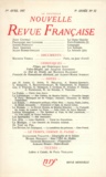  Gallimard - La Nouvelle Revue Française N° 52 avril 1957 : .