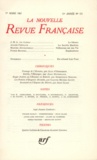  Gallimard - La Nouvelle Revue Française N° 171 mars 1967 : .