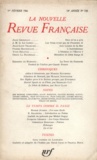 Gallimard - La Nouvelle Revue Française N° 158 février 1966 : .