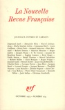  Gallimard - La Nouvelle Revue Française N° 274 (octobre 1975 : Journaux intimes.