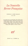  Gallimard - La Nouvelle Revue Française N° 295 (juillet 1977 : Hommage à André Malraux.