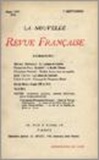  Gallimard - La Nouvelle Revue Française (1908-1943) N° 8 septembre 1909 : .