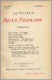  Gallimard - La Nouvelle Revue Française (1908-1943) N° 11 décembre 1909 : .