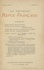  Gallimard - La Nouvelle Revue Française (1908-1943) N° 54 juin 1913 : .