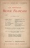  Gallimard - La Nouvelle Revue Française (1908-1943) N° 74 novembre 1919 : .