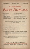  Gallimard - La Nouvelle Revue Française (1908-1943) N° 130 juillet 1924 : .