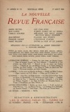  Gallimard - La Nouvelle Revue Française (1908-1943) N° 131 août 1924 : .