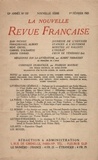  Gallimard - La Nouvelle Revue Française (1908-1943) N° 137 février 1925 : .