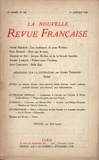  Gallimard - La Nouvelle Revue Française (1908-1943) N° 148 janvier 1926 : .