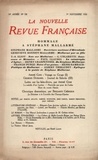  Gallimard - La Nouvelle Revue Française (1908-1943) N° 158 novembre 1926 : .