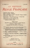  Gallimard - La Nouvelle Revue Française (1908-1943) N° 165 juin 1927 : .