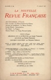  Gallimard - La Nouvelle Revue Française (1908-1943) N° 166 juillet 1927 : .