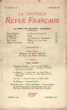  Gallimard - La Nouvelle Revue Française (1908-1943) N° 197 février 1930 : .