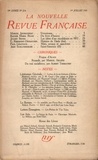  Gallimard - La Nouvelle Revue Française (1908-1943) N° 214 juillet 1931 : .