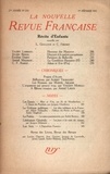  Gallimard - La Nouvelle Revue Française (1908-1943) N° 233 février 1933 : .