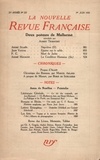 Gallimard - La Nouvelle Revue Française (1908-1943) N° 237 juin 1933 : .