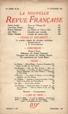  Gallimard - La Nouvelle Revue Française (1908-1943) N° 254 novembre 1934 : .