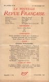  Gallimard - La Nouvelle Revue Française (1908-1943) N° 291 décembre 1937 : .