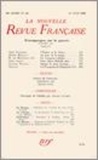 Gallimard - La Nouvelle Revue Française (1908-1943) N° 321 juin 1940 : .