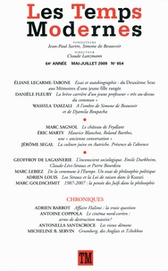 Eliane Lecarme-Tabone et Wassyla Tamzali - Les Temps Modernes N° 654, Mai-juillet : .