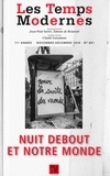 Claude Lanzmann - Les Temps Modernes N° 691, Novembre-décembre 2016 : Nuit debout et notre monde.