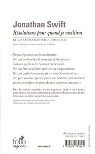 Résolutions pour quand je vieillirai et autres pensées sur divers sujets