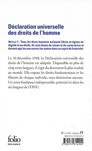 Déclaration universelle des droits de l'homme