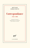 René Char et Georges Mounin - Correspondance 1943-1988.