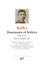 Franz Kafka - Oeuvres complètes - Tome 3, Journaux et lettres (1897-1914).