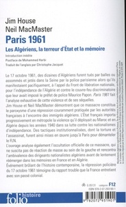 Paris 1961. Les Algériens, la terreur d'Etat et la mémoire