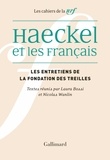 Laura Bossi et Nicolas Wanlin - Haeckel et les Français - Réception, interprétation et malentendus. Actes du colloques des Treilles 23-28 septembre 2019.