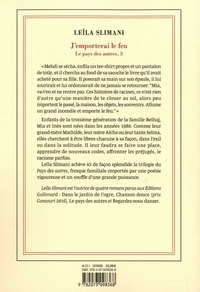 Le pays des autres Tome 3 J'emporterai le feu