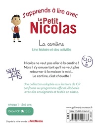 J'apprends à lire avec Le Petit Nicolas  La cantine. Niveau 1
