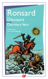 Pierre de Ronsard - Discours - Derniers vers.