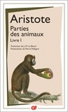  Aristote - PARTIES DES ANIMAUX. - Livre 1.