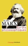 Karl Marx - Ecrits philosophiques.