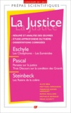 Alice Béja et Matthieu Fernandez - La Justice - Eschyle, Les choéphores, Les Euménides ; Pascal, Pensées sur la justice, Trois discours sur la condition des grands ; Steinbeck, "Les raisins de la colère".