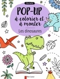 Anton Poitier et Elizabeth Golding - Les dinosaures - Pop-up à colorier et à monter.
